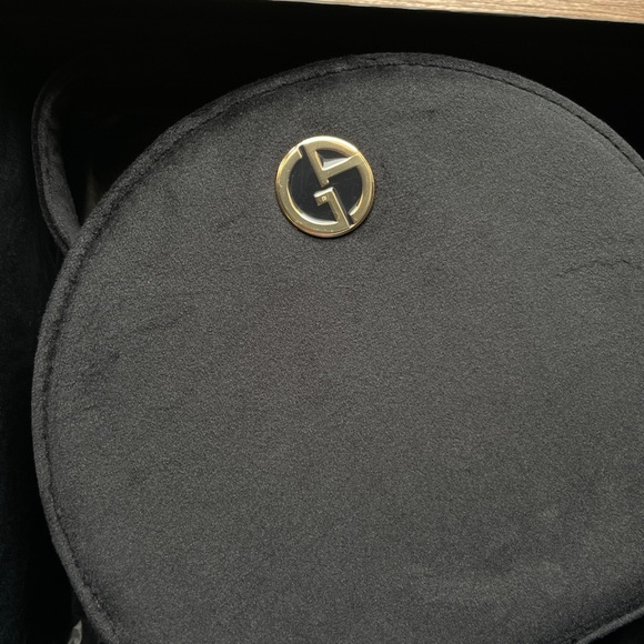 Giorgio Armani velvet black pouch - Picture 2 of 7